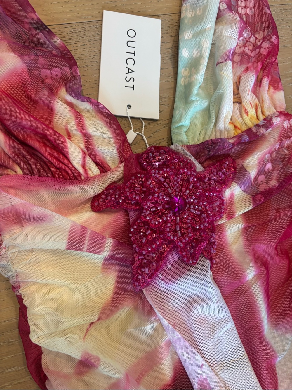 Outcast Josephina Mini Dress Small NWT Jayna print - Picture 8 of 11